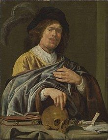 Jan Miese Molenaer, <i>Self-portrait</i>, (1640). Leyster's husband was also a painter, and was very prolific before and during their marriage.