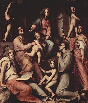 Madonna with Child and Saints (1518)